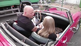 Teeny Anhalterin nach der Schule mit genommen und gefickt