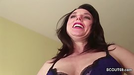 Mom Caught Step-Son And Helps with Fuck in her Ass