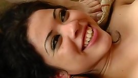 Latina Teen Gets Wrecked By 2 Cocks