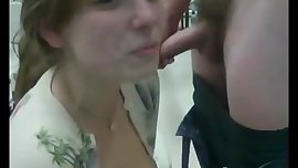 Teen Sucks Cock in Empty Classroom