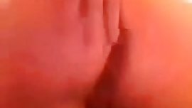 Young blondie strip selfie