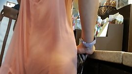 Starbucks teen VPL sheer