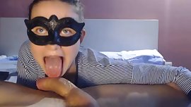 Teen Mask Blowjob