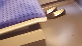 Hot girl take shoes of to Show her feet