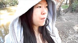 Awesome Amateur Asian Teen Swallows In The Park 720p