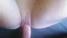 POV cell phone fuck shaved pussy